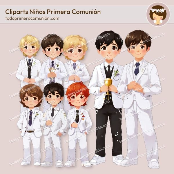 cliparts comunion niños