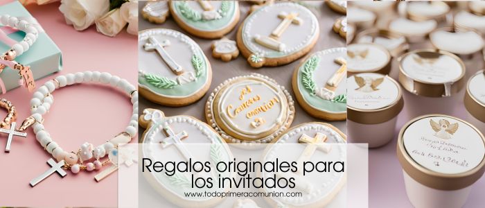 Regalos originales para los invitados de la primera comunión