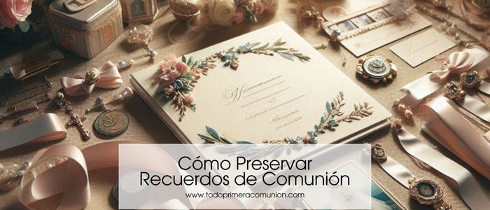 Cómo Preservar los Recuerdos de la Primera Comunión