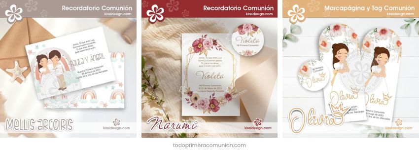 Invitaciones primera comunion