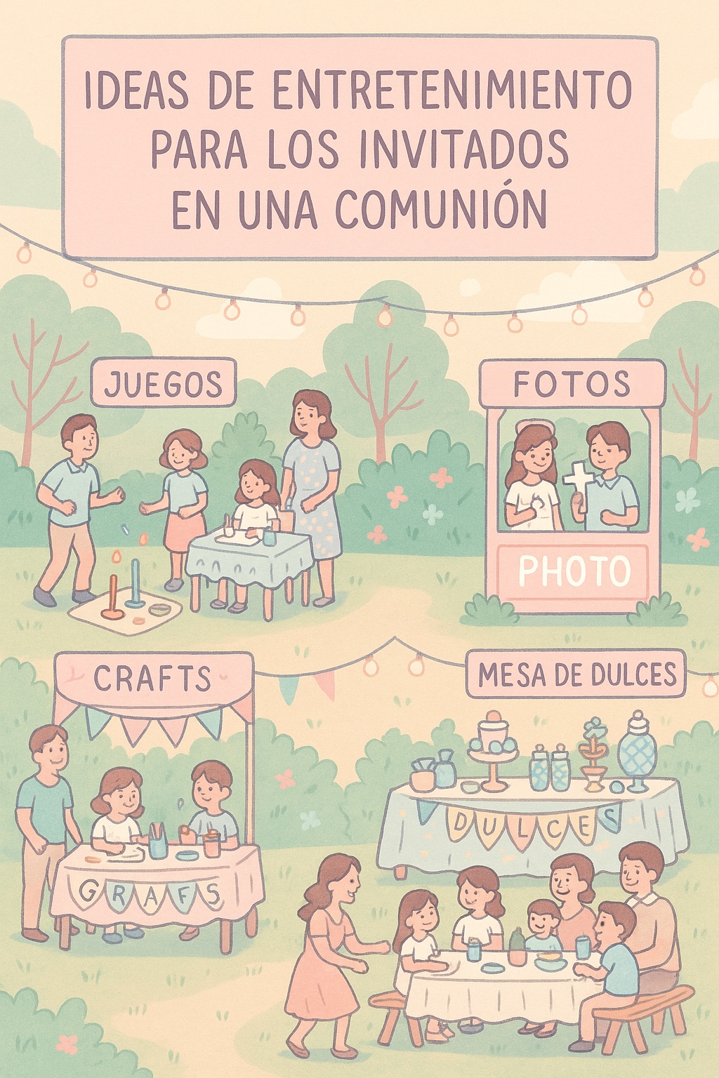 Ideas de Entretenimiento para los Invitados en una Comunión