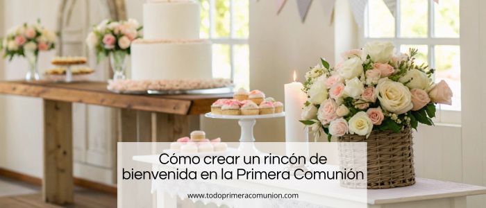 Cómo crear un rincón de bienvenida que emocione en la Primera Comunión Cómo crear un rincón de bienvenida que emocione en la Primera Comunión