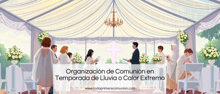 Organización de Comunión en Temporada de Lluvia o Calor Extremo – Consejos y Estrategias Organización de Comunión en Temporada de Lluvia o Calor Extremo – Consejos y Estrategias