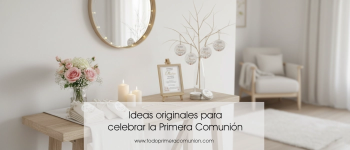 Ideas originales para celebrar la Primera Comunión en casa en España 2026