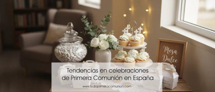 Tendencias en celebraciones de Primera Comunión en España en 2026