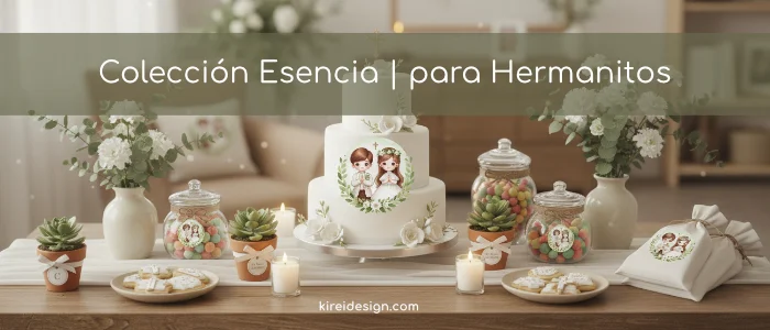 coleccion esencia de comunion para hermanitos