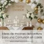 Ideas de rincones decorativos para una Comunión en casa (photocall, mesa de firmas y más)