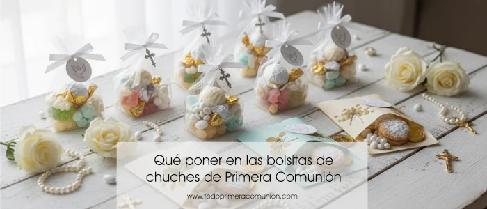 Qué poner en las bolsitas de chuches de Primera Comunión: ideas bonitas y económicas