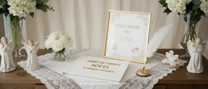 rincón libro de firmas para comunión