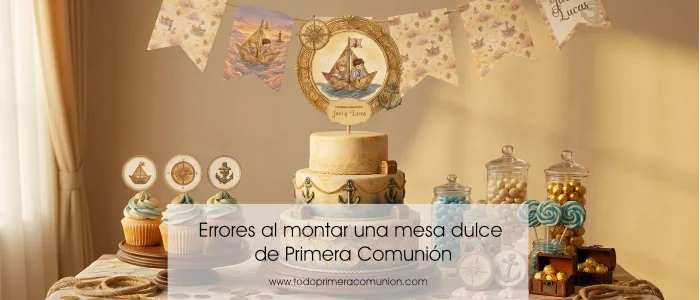 Errores al montar una mesa dulce de Comunión (y cómo evitarlos) Errores al montar una mesa dulce de Comunión (y cómo evitarlos)